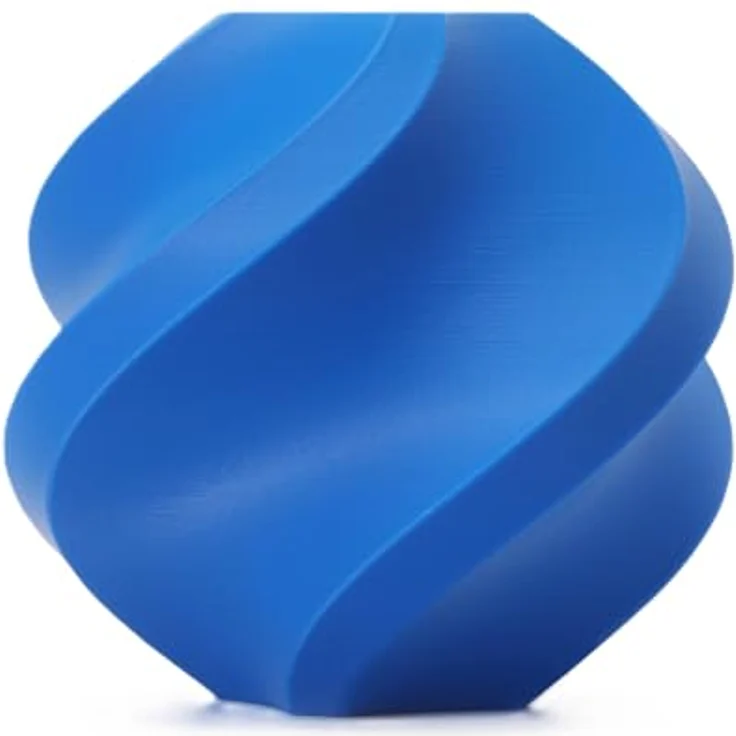 Bambu Lab PLA Basic Refill, 3D Filament, 1.75 mm, 1000 g, Blau, spulenlose Lösung mit RFID für intelligentes Drucken – Bild 1