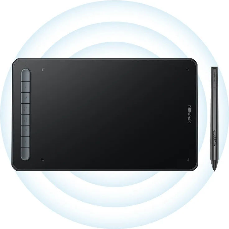 XP-Pen Deco MW 8x5 Zoll Grafiktablett, Bluetooth Wireless mit 8 Tasten und X3 Stylus, kompatibel mit Windows, Mac, Android und Chrome OS