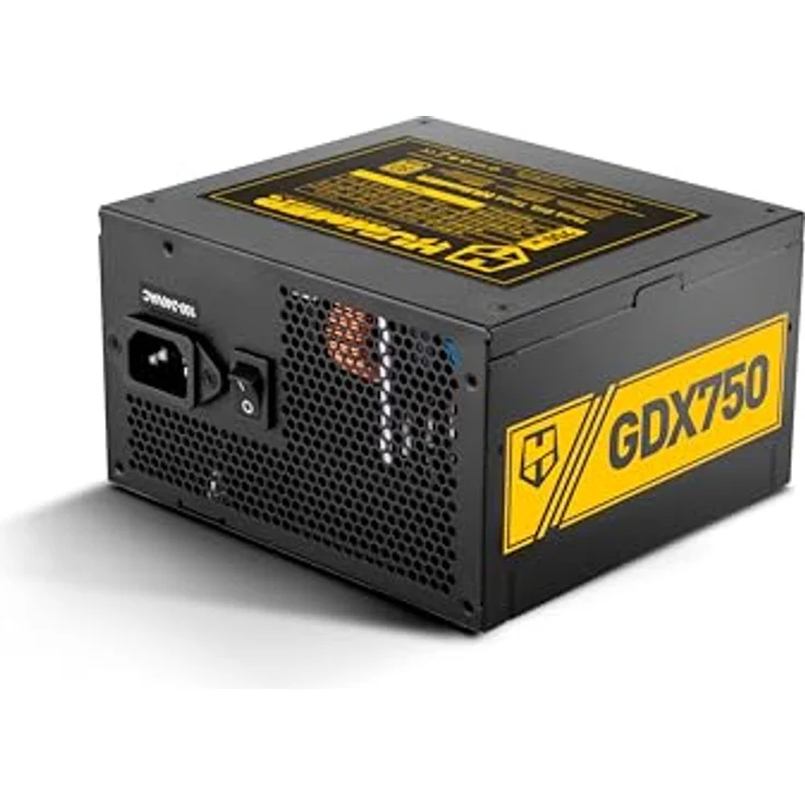 NOX XTREME PRODUCTS FUENTE ALIMENTACION NOX HUMMER GDX750 80+ GOLD 750W ATX 3.1, effizientes Netzteil mit aktiver PFC und schwarzem Design – Bild 2