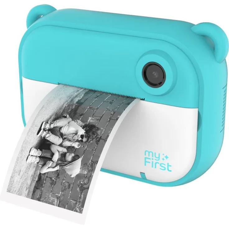 myFirst Camera Insta 2 Sofortbildkamera, 12-MP-Kamera für Kinder, Thermopapier, 10-Sekunden-Druck, blau