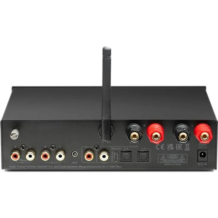 Pro-Ject Stereo Set E Phono, HiFi Einsteiger Set mit Plattenspieler, Verstärker, 2-Wege-Lautsprechern und Kabel, schwarz – Bild 4