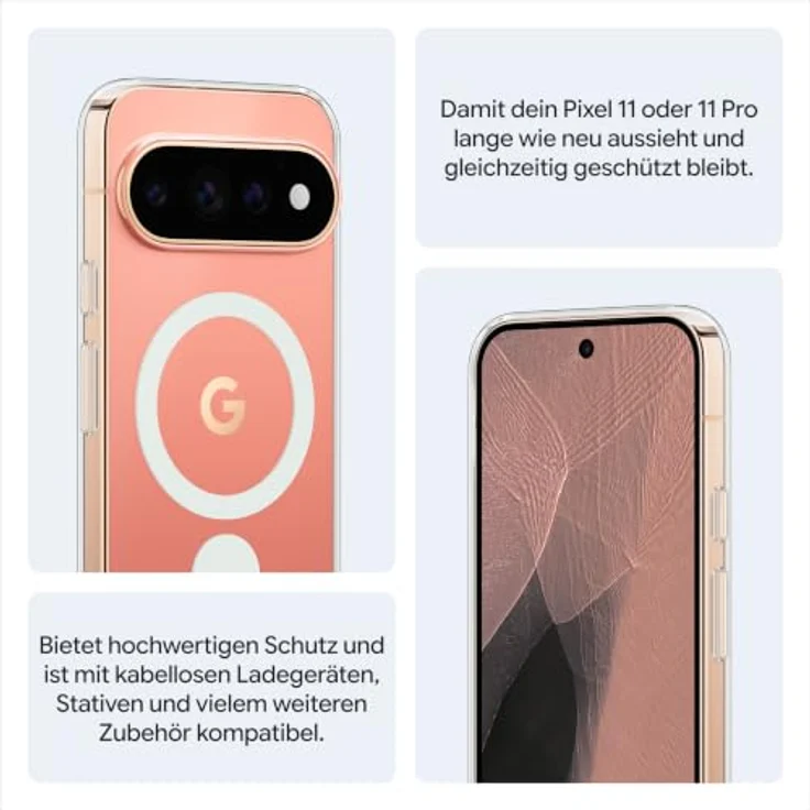 GOOGLE Clear Case, Backcover für Pixel 11, Transparent, schlankes Design – Bild 7