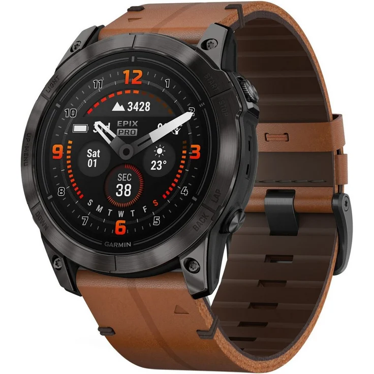Garmin Epix Pro Gen 2, 51 mm Smartwatch mit AMOLED-Touch-Display und umfangreichen Sport-/Outdoor-Apps, schwarz – Bild 1