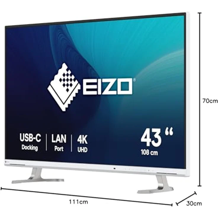 42" EIZO FlexScan EV4340X-WT - 3840x2160 (4K / UHD) - IPS - 94W USB-C – Bild 10