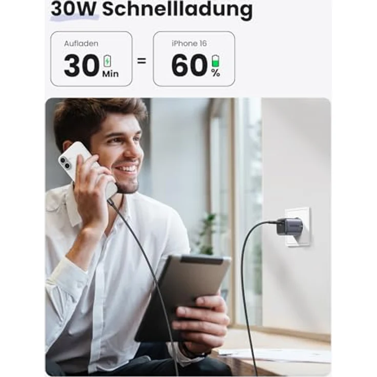 UGREEN Nexode Mini 30W PD GaN Tech Charger – Bild 3