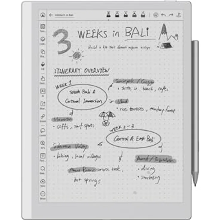 BOOX Go 10.3 Gen II E-Ink-E-Book-Reader, monochrom, Grafiktablett mit InkSense-Stift, Android 15, Play Store, 3700 mAh Batterie