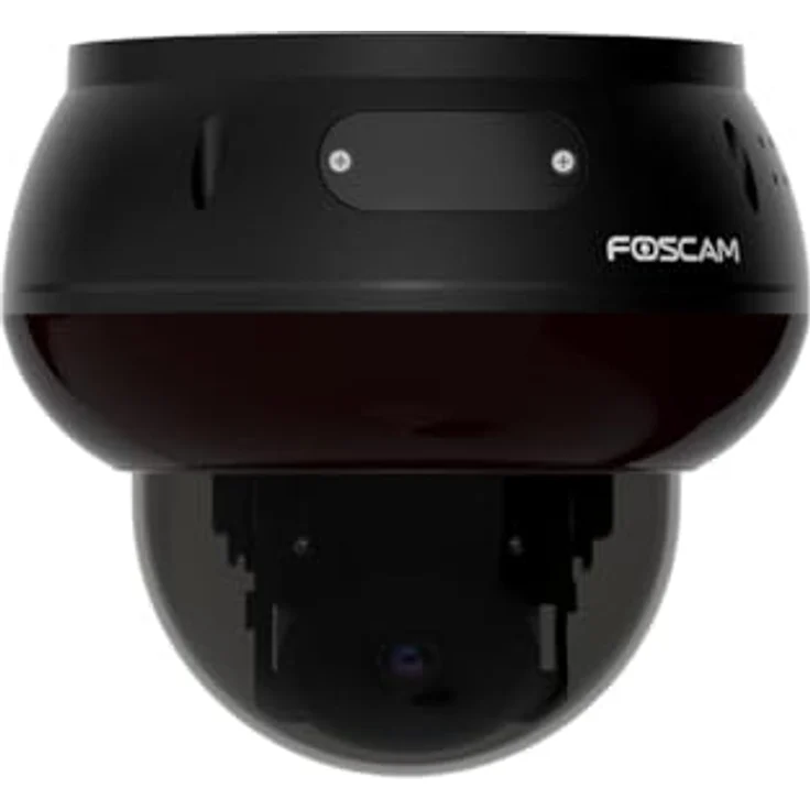Foscam D8ET 4K 8 MP PoE IP Dome Überwachungskamera mit motorisierter PTZ-Funktion, KI-Personen- und Fahrzeugerkennung, IK10 Vandalismus-Schutz (schwarz) – Bild 2
