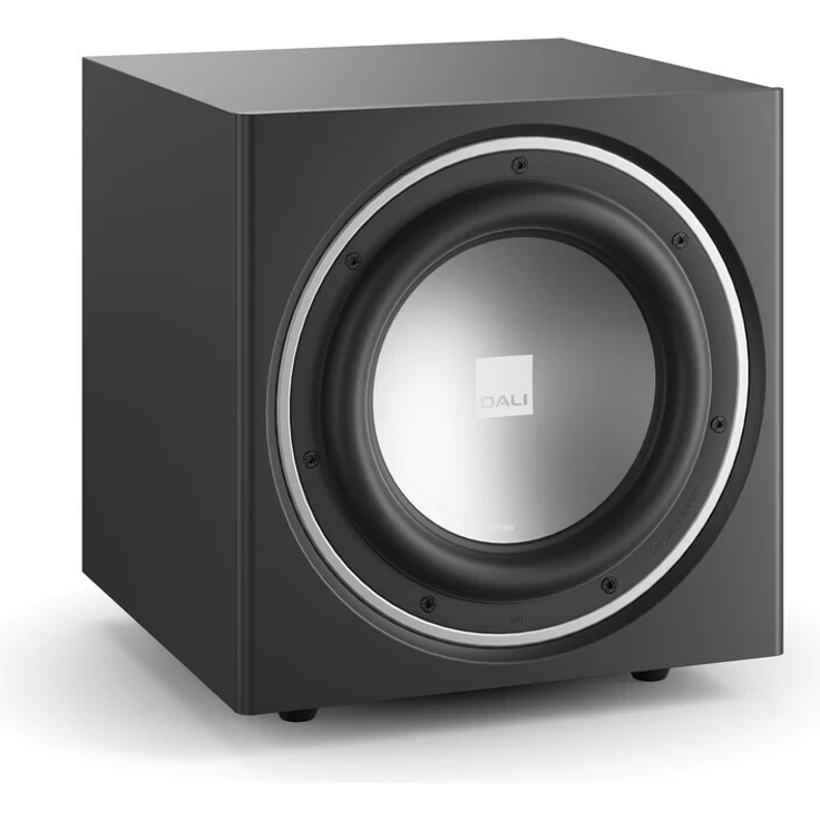 DALI SUB E-9 F, Aktiver Subwoofer mit 230 mm Tieftonchassis und 220 Watt Digitalendstufe, schwarz
