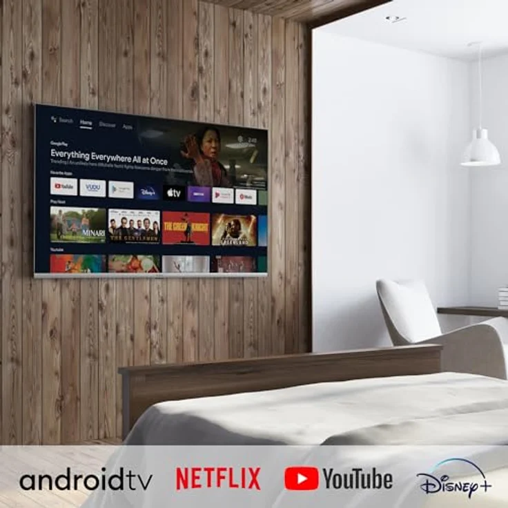 STRONG SRT43UD6593 108 cm (43 Zoll) Fernseher (Full-HD Smart TV, HD Triple Tuner, App Store, Prime Video, Netflix, YouTube, DAZN, Disney+) [Mod. 2023] – Bild 2