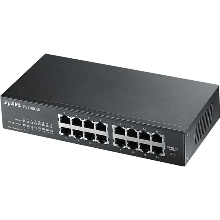 ZyXEL GS1100-16, Rack-mountable Switch mit 16 Ports (10/100/1000) – Bild 5