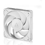 ARCTIC P12 Pro PST, 120 mm PWM Gehäuselüfter mit Y-Kabelsplitter, 600–3000 rpm, hydrodynamisches Gleitlager - Weiß