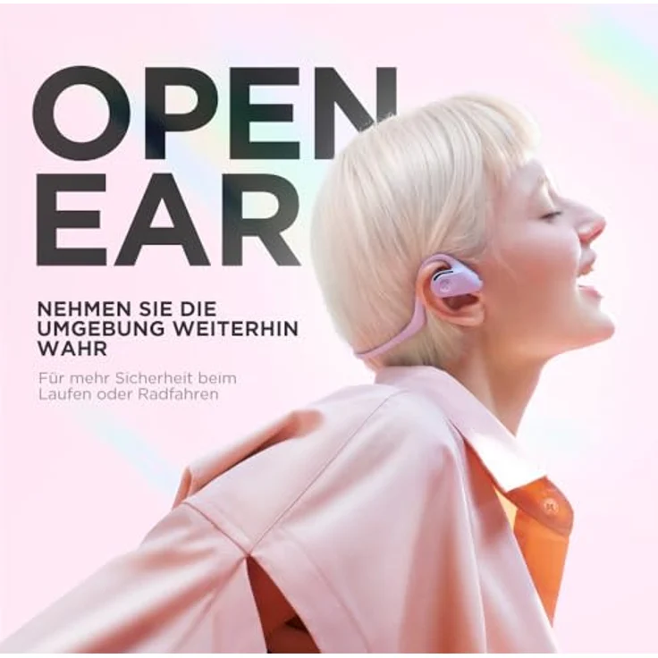 Libratone UP Open-Ear Kopfhörer - Bluetooth 5.2, IP57 Spritzwasserschutz, 8h Akku, 15 mm Lautsprecher, KI Sprachverbesserung - Grün – Bild 5