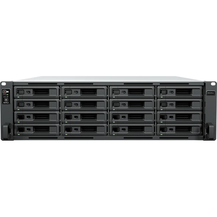 Synology RackStation RS6426xs+ NAS, 16-Bay, Intel Celeron D-1739, 16GB DDR4 RAM, 2x 10 GbE, 0/16 HDD/SSD Einschübe