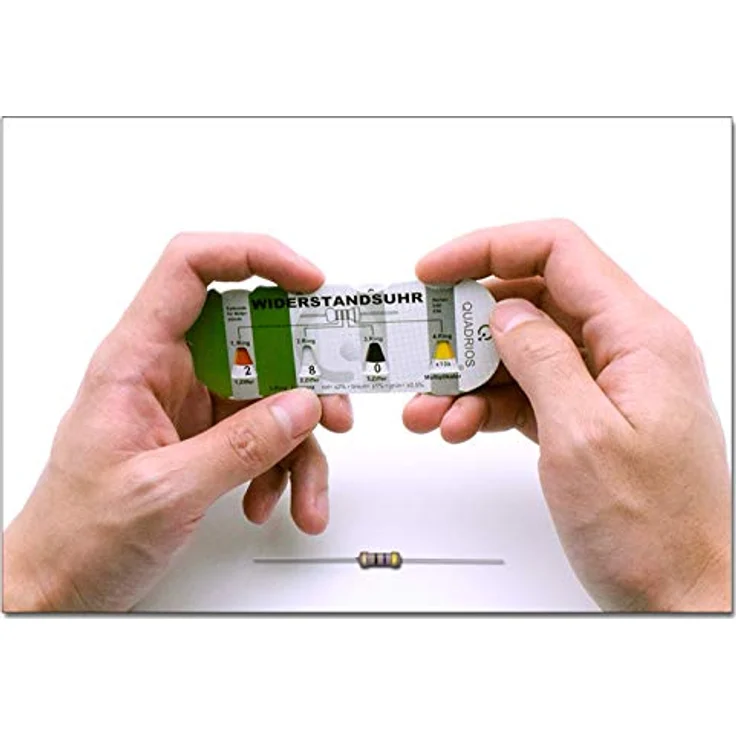 QUADRIOS GmbH Widerstands Sortiment Set Box Metallschicht-Widerstände bedrahtet 1Ohm - 1M Ohm Sortimentskasten 20 Standardwerte E24 je 20 St (1000 Teile, 0,5 W, Toleranz: 1%) 1811P029 1000 Stück – Bild 5
