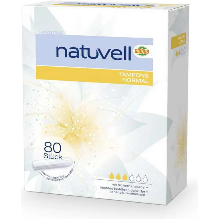 Natuvell Tampons 80 Stück, normal - Preisvergleich