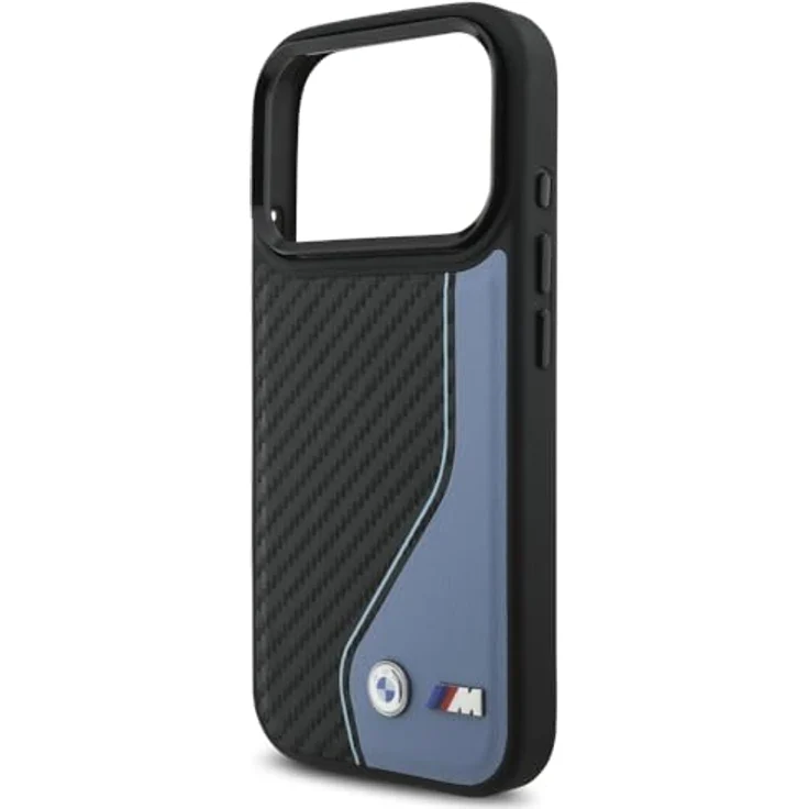 BMW M Carbon Logo MagSafe Case für iPhone 17 Pro, hochwertige Handyhülle in Blau – Bild 6
