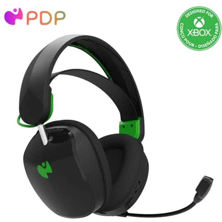 PDP Xbox Phantom Wireless Headset Black, Gaming-Headset mit Dual-Mode-Funktionen und 40 Stunden Akkulaufzeit – Bild 1
