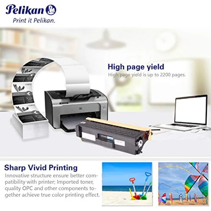 Pelikan TN-326BK, Toner mit exakter Farbwiedergabe, schwarz – Bild 5