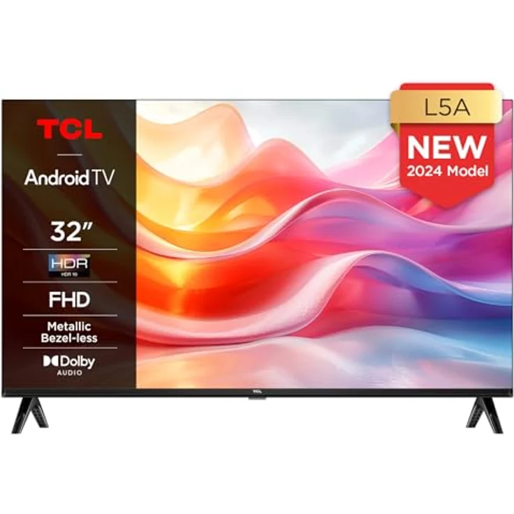 TCL 32L5A, 32 Zoll Fernseher, FHD, HDR smart TV (Kindermodus, Dolby Audio) in schwarz – Bild 1