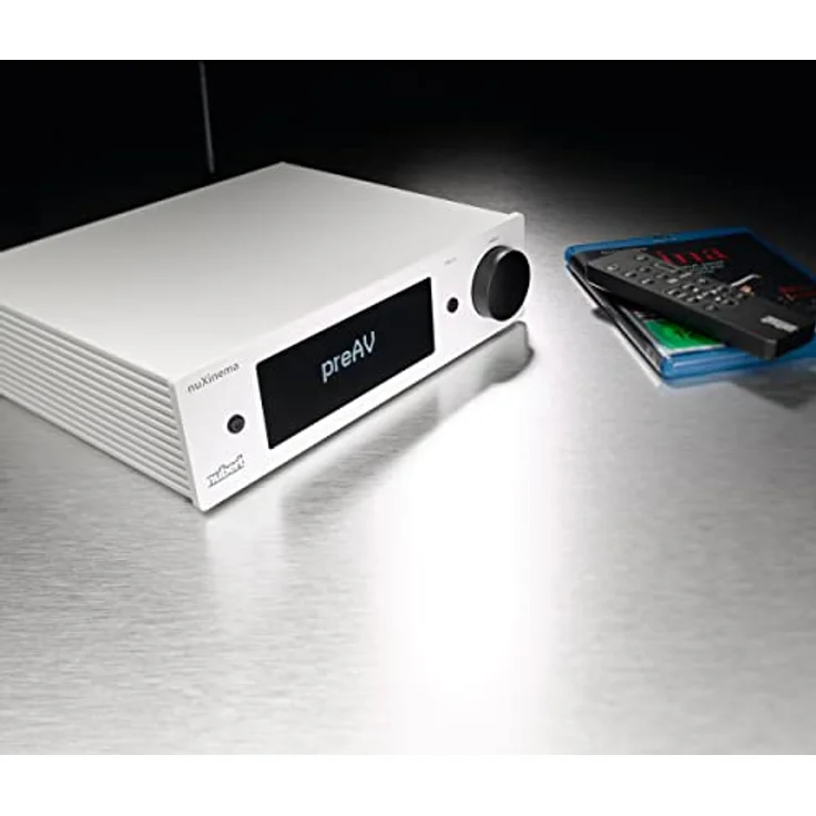 Nubert nuXinema preAV | weißer AV-Vorverstärker | Für vollen Surround-Sound | Wireless und komfortabel | Mit Dolby Atmos® und DTS:X | Schaltzentrale für max. 9 Quellen | Geringer Stromverbrauch – Bild 5