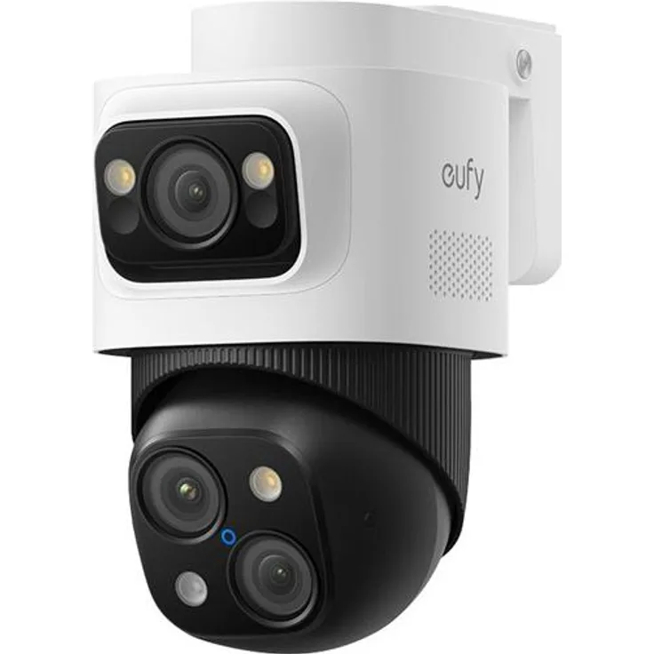 eufy PoE Cam S4 Bullet-PTZ Cam, 4K Netzwerkkamera mit 360° Schwenk und 8× Zoom, wetterfest IP67, intelligente Personenerkennung