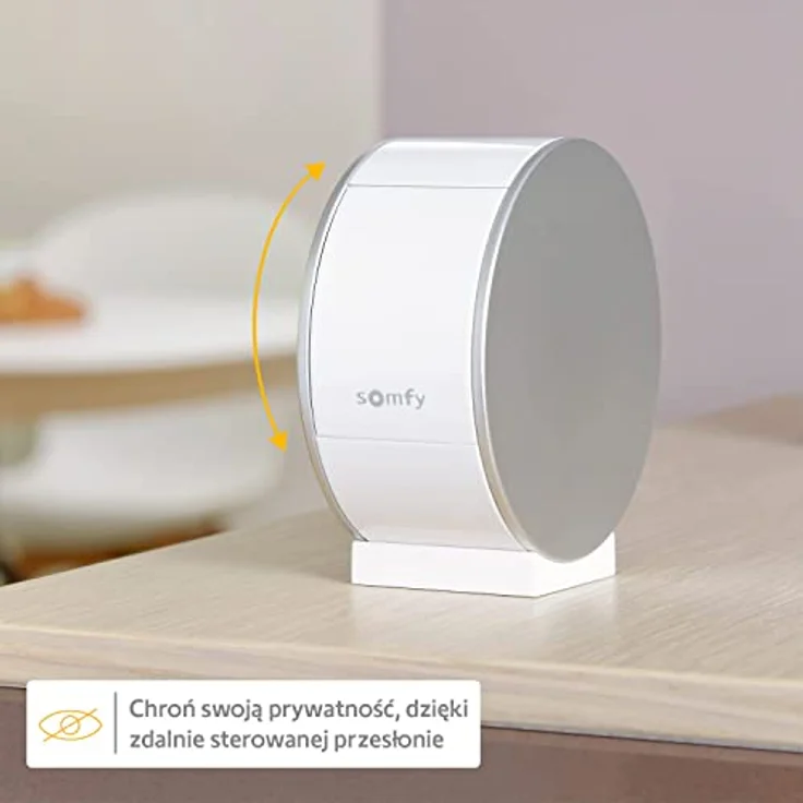 Somfy 1870469 - 2er-Pack Innenkamera | Motorisierte Abdeckblende| Bewegungs- & Nachtsichtsensor | Lautsprecher & Mikrofon – Bild 3