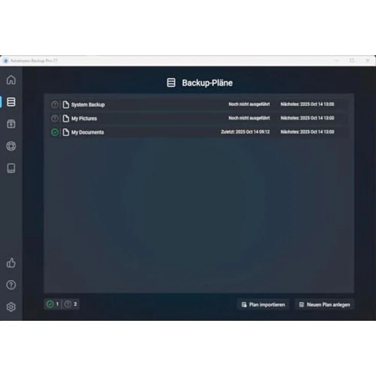 Ashampoo Backup Pro 27, Backup Software zur Sicherung und Wiederherstellung von Daten und Systemen, 1 Gerät, 1 Benutzer, Lifetime-Lizenz, PC Aktivierungscode per Product Key Card – Bild 5