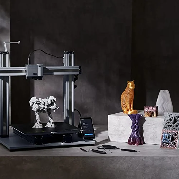 Snapmaker F350 2.0 Modularer 3D Drucker, DIY FDM 3D Drucker Auto-Nivellierung, Rauschunterdrückung, Große Druckgröße 320x350x325mm (F350) - Snapmaker 3D-Drucker mit größerem Arbeitsbereich und verbessertem Kühlsystem – Bild 5