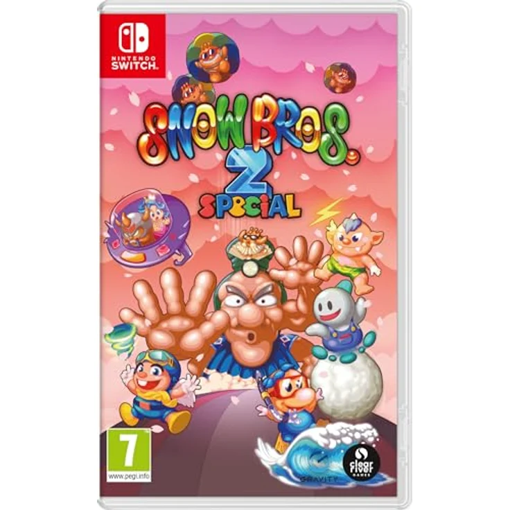 Clear River Games Snow Bros Special 2 NS, Nintendo Switch Game mit verbesserten Grafiken und lokalem/Online-Koop-Spiel – Bild 1