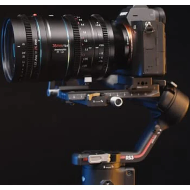 SIRUI T2.9 1.6X Vollformat E Mount Anamorphoten Set mit 1.25x Anamorphoten Adapter (35mm,100mm), Venus Set D-E, Kamera-Zubehör in Aluminium-Legierung, Cine Look mit 2x Squeeze – Bild 3