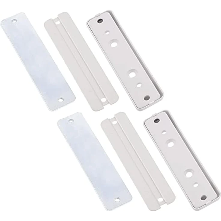 InLine® Slatwall Befestigungskit für Tischhalterung Panel, Silber, 2er Set mit Schrauben – Bild 2