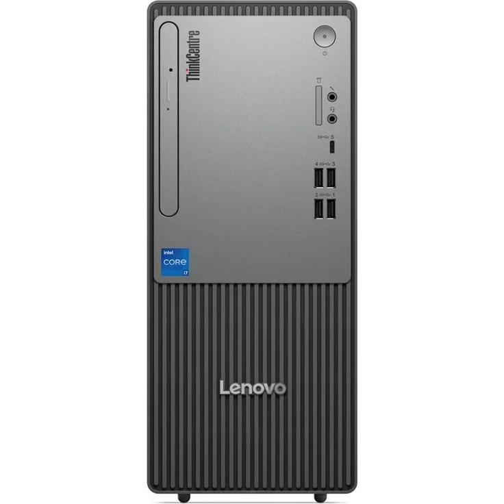 Lenovo ThinkCentre neo 50t Gen 5, Tower-PC mit Intel® Core™ i7-14700, 16 GB DDR5, 512 GB SSD, Windows 11 Pro, schwarz/grau