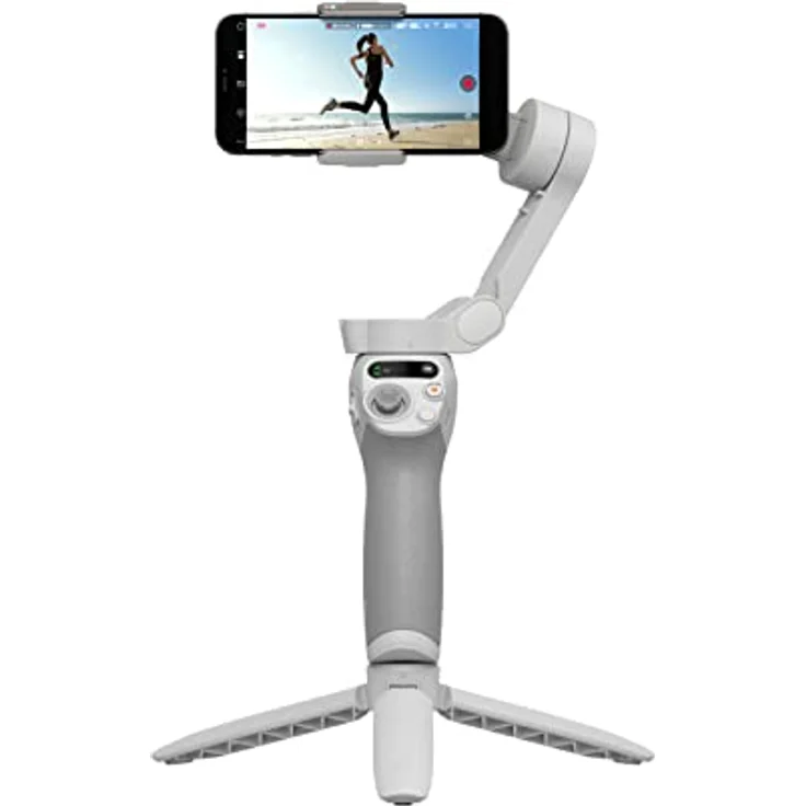 DJI OSMO Mobile SE Smartphone-Gimbal, 3-Achsen-Stabilisierung, handlich und faltbar, Android- und iPhone-Gimbal mit ShotGuides, Smartphone-Gimbal mit ActiveTrack 6.0, Vlog-Stabilisator – Bild 1