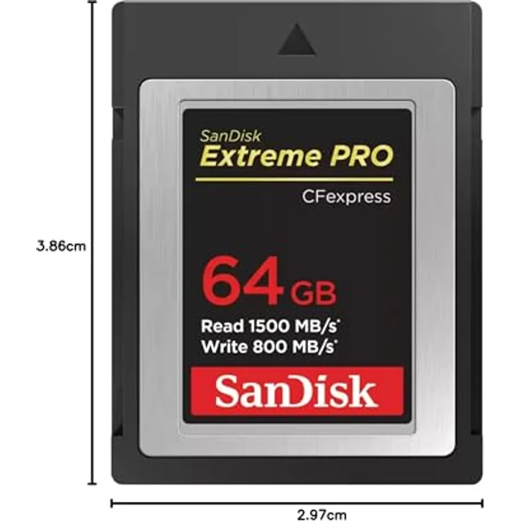 SanDisk Extreme PRO CFexpress-Karte Typ B, 64 GB, bis zu 1.700 MB-Sek., für RAW 4K video – Bild 6