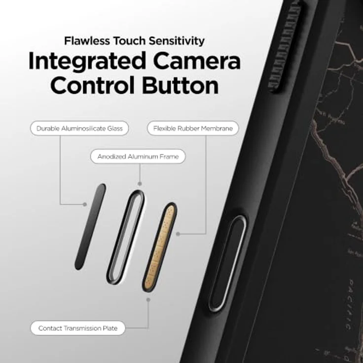 Nomad Rugged Case - norte - Handyhülle für iPhone 18 Pro/17 Pro, robuster Polycarbonat-Rahmen, MagSafe- und Qi2-kompatibel, fingerabdruckresistente Rückseite – Bild 5