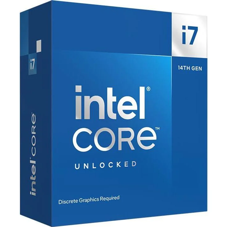 Intel Core i7-14700KF, 20-Core Prozessor mit 3.40 GHz, LGA 1700, 28 Threads, 5.6 GHz Turbo Boost, 33 MB Smart-Cache