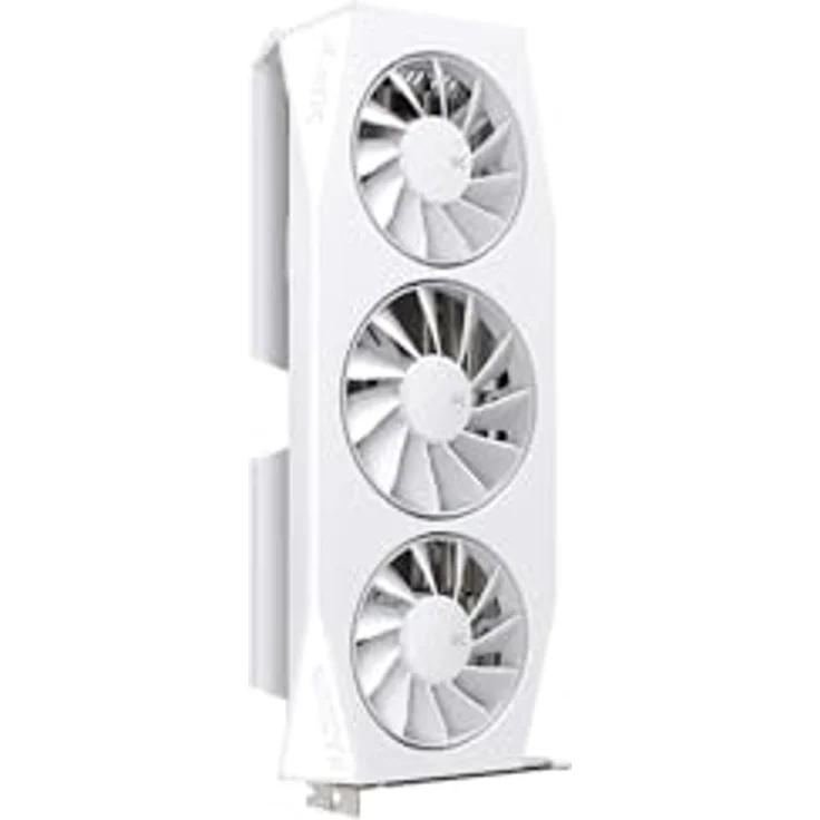 XFX Mercury AMD Radeon RX 9060XT OC White, 16GB GDDR6 Grafikkarte mit 3-Fan-Kühlung, Boost-Takt bis zu 3320 MHz, HDMI und 2x DP – Bild 5