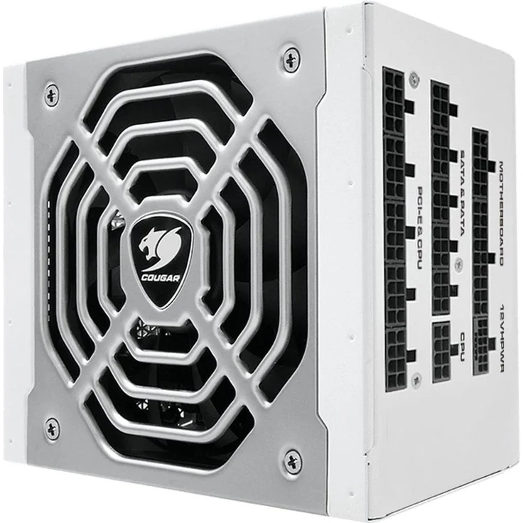 Cougar Polar X2, 1200 W PC Netzteil, 80PLUS Platinum, Silber, modular mit 12+4-Pin Anschluss für Nvidia GeForce RTX 40 Series – Bild 1