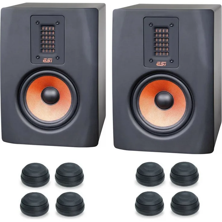 ESI Audio ESI Unik 05+ Aktive Monitor-Boxen PC-Lautsprecher (1 Paar, 80 W, mit Boxen-Füße)