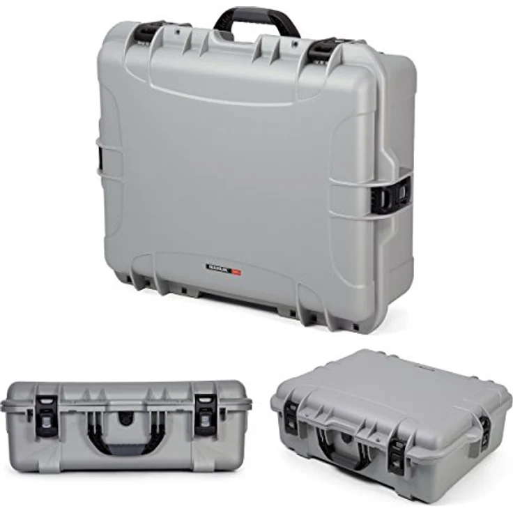 Nanuk Kunststoffkoffer 945, wasserdichte Kameratasche mit Schaum, 50.20 l, Silber – Bild 3