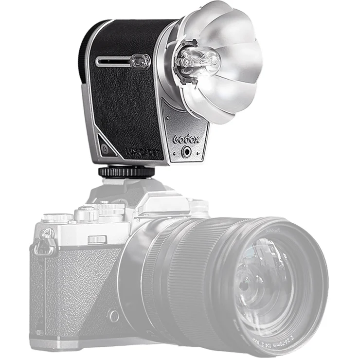 GODOX lux Cadet GN10 Retro-Kamerablitz, 6200 K ± 300 K Farbtemperatur, 1/1-1/64 Blitzleistung, kompatibel mit Canon, Nikon, Sony, Fujifilm, Olympus