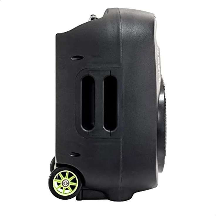 PORT12VHF-MKII - Ibiza Sound - Eigenständiges tragbares Soundsystem 12 - 700W mit USB-MP3, Bluetooth, Vox & 2 VHF funkmikrofonen Schwarz – Bild 10
