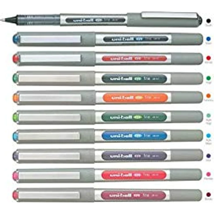uni-ball Tintenroller eye fine, UB-157, Gehäuse anthrazit, 0,4mm, Schreibfarbe schwarz – Bild 2