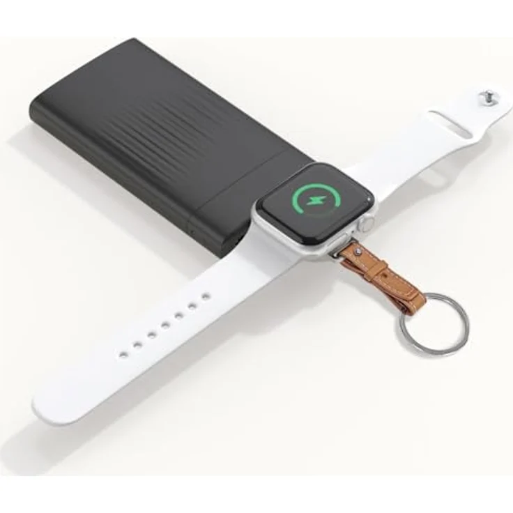 4Smarts Wireless Charger für Apple Watch, silber, kabelloses Ladegerät – Bild 6