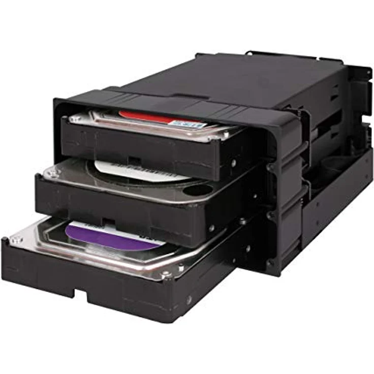 ICY DOCK flexiDOCK MB830SP-B - Wechselrahmen-Dock trägerlos für 3X 3,5 Zoll SATA-SAS Festplatte – Bild 6
