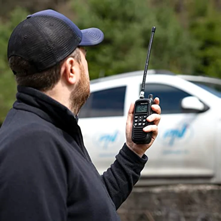 PNI Escort HP 82, tragbares CB-Handfunkgerät mit 4 W Sendeleistung, 7 Standards und 1800-mAh-Akku – Bild 11