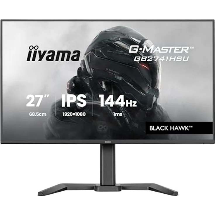 iiyama GB2741HSU-B1-27, 27 Zoll IPS Monitor, Full HD 1920x1080, 144Hz, 1 HDMI, 1 DisplayPort – Bild 2
