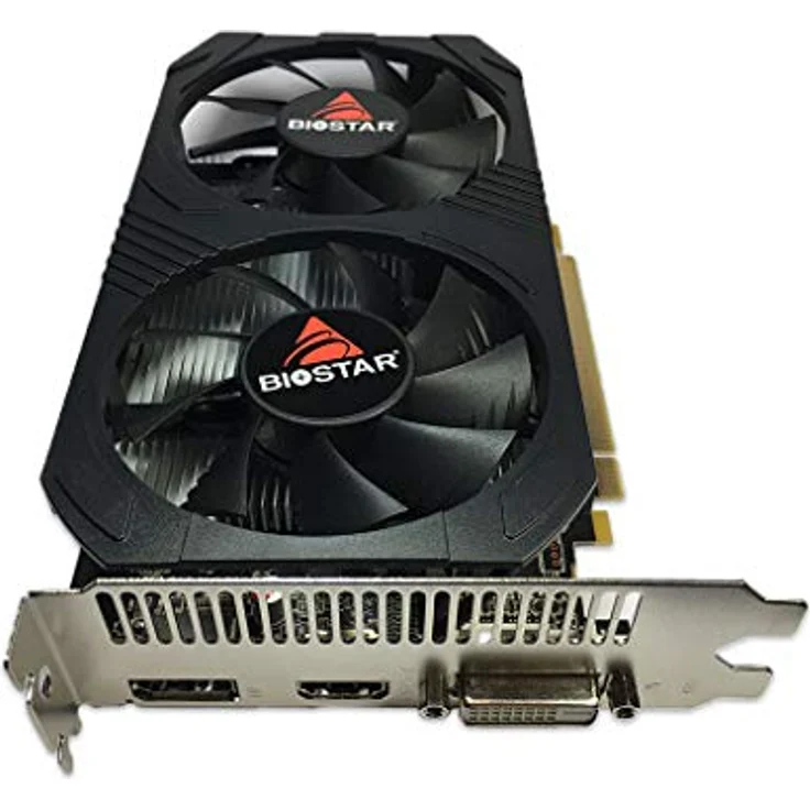 Biostar OC Gaming Radeon RX 560 4GB GDDR5 128-Bit DirectX 12 PCI Express 3.0 x16, DVI-D Dual Link, HDMI, DisplayPort und Vortex Dual Kühler – Bild 4