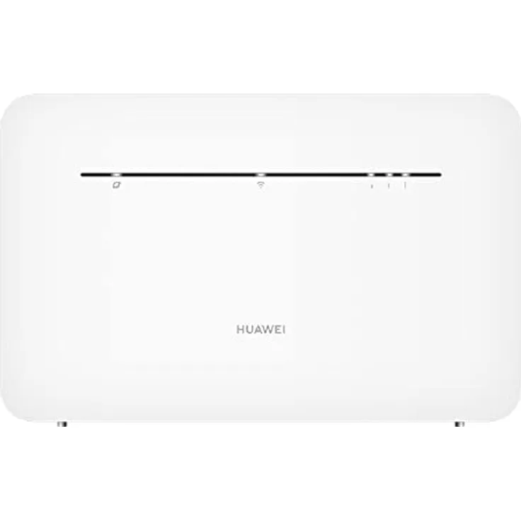 HUAWEI 4G+ 4G Wi-Fi Lte Cat. 7 Hotspot-Mobilfunkrouter, Download-Geschwindigkeit bis zu 300 Mbit/s, AC1300-Dualband-WLAN, 4 Gigabit-Ethernet-Ports, weiß, automatische Auswahl und Beamforming