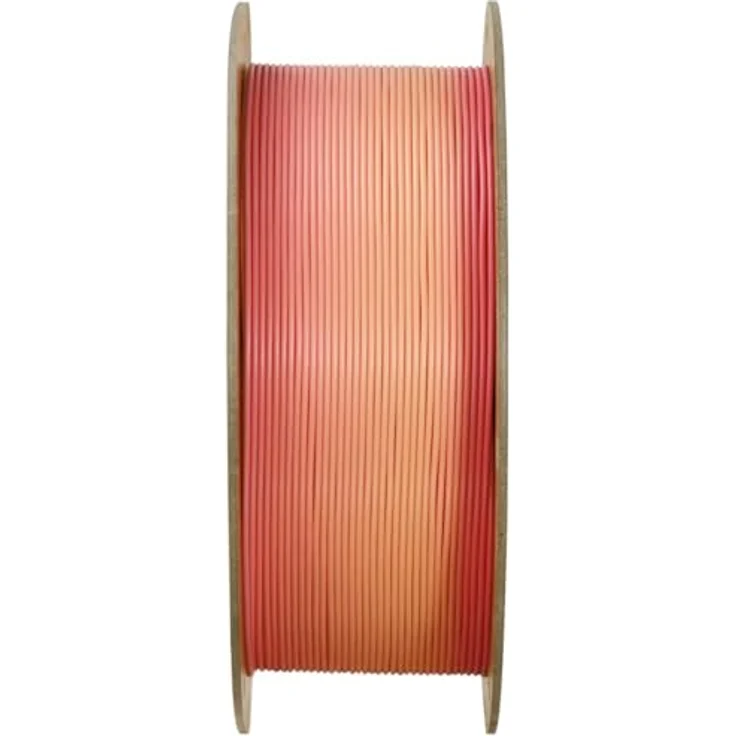 Polymaker Polyterra PLA Gradient 1.75mm 1kg, 3D-Druckmaterial in Pink-Peach mit nachhaltiger Bioplastikformulierung und mattem Oberflächenfinish – Bild 3